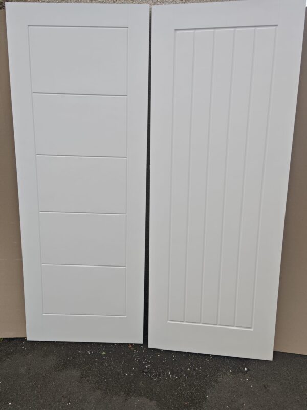 ready painted doors supply and fitted including handles and hinges £135