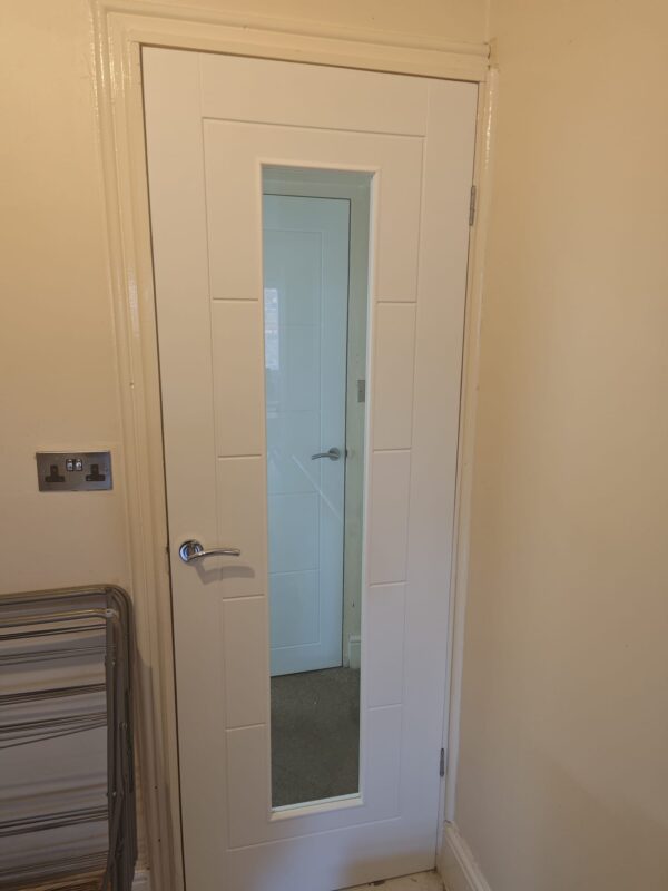 Glazed doors £240 each supply and fitted